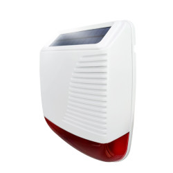 Sirena inalámbrica de exterior multiuso alimentada por energía solar