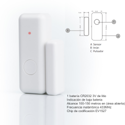 Kit Alarma WIFI+GSM inteligente con pantalla y RFID