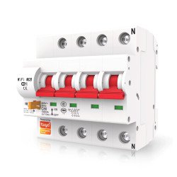 Interruptor automatico magnetotermico wifi rearmable 4polos 32A