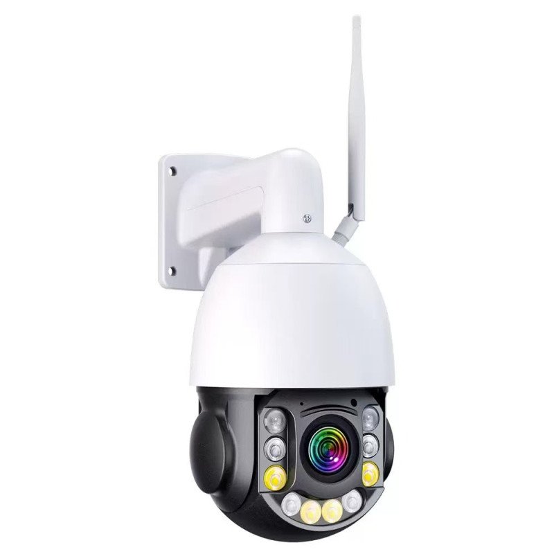 Cámara IP PoE PTZ 5MP Metálica – Zoom Óptico 50X y Visión Nocturna