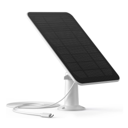 Panel Solar 3.5W para Cámara de Seguridad WiFi Exterior – Impermeable y Ajustable