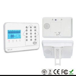 Sistema de Alarma Híbrido WiFi + GSM + PSTN con Pantalla LCD y App SmartLife