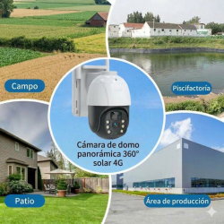 Cámara vigilancia con tarjeta SIM y batería