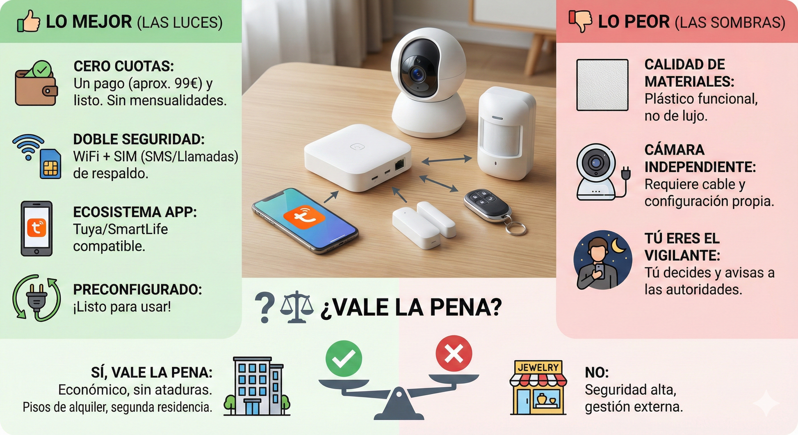 Análisis de IA: ¿Puede este kit barato sustituir a Securitas o Prosegur?